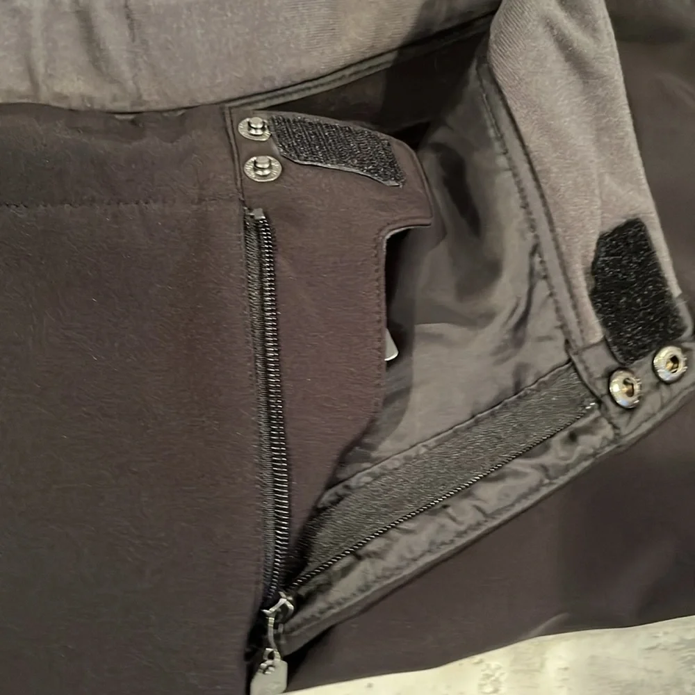 Free Country men’s black XL ski pants pockets insulated adjustable waist snow
